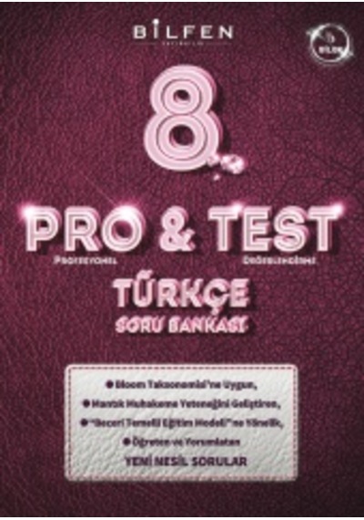8. Sınıf Pro&test Türkçe Soru Bankası