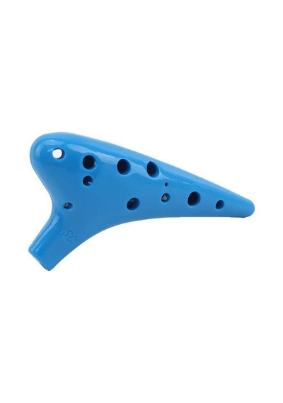 Valkyrie Ocarina 12 Delik Ocarina Alto C Ocarina Flüt Ocarina Sualtı Müzik Nefesli Enstrüman Pembe