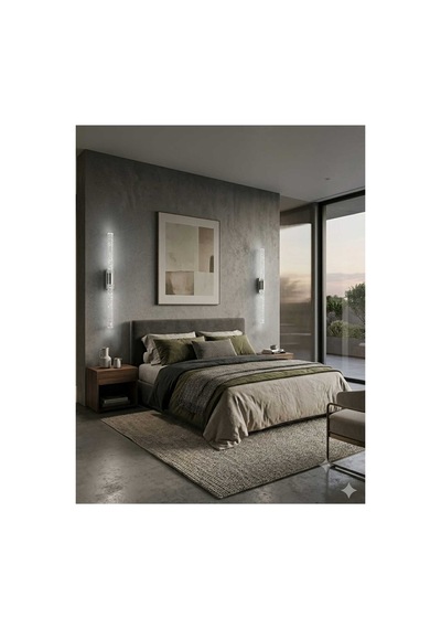 Bubblelight Large 51 Cm Modern Tasarım Led Aplik - Duvar Lambası - Gümüş - Pilli - Beyaz Led Gümüş Pilli