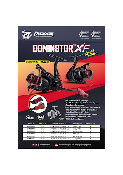 Pioneer Dominator Xf Limited Edition Dm-3000xf Spin Olta Makinesi