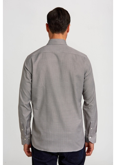 Bisse Erkek Regular Fit Desenli Spor Gömlek Kahve Gm23k232040 D11 Kahve
