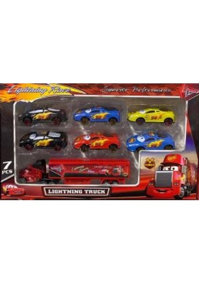 Racer 6 Adet Tır Seti Metal Oyuncak Koleksiyonluk Ve Eğlenceli Set