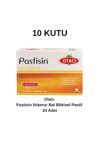 Otacı Pastisin Ihlamur Bal Bitkisel Pastil 10 x 24 Pastil