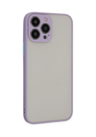 Tedar Apple iPhone Uyumlu 15 Pro Max Kılıf Montreal Silikon Kapak - Mor Najmaddin standart