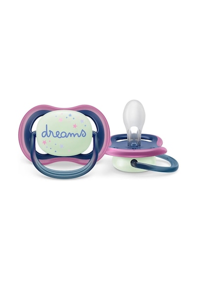 Philips Avent Ultra Air Night Karanlıkta Parlar Gece Emziği 6-18 Ay Kız Çok Renkli