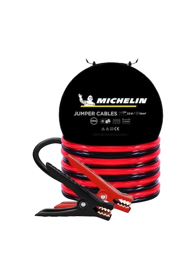 Michelin Ml4002 6v/12v/24v 500amper 2,5metre Akü Takviye Kablosu