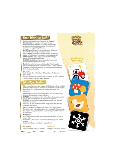 Art Kids Baby Zeka Kartları