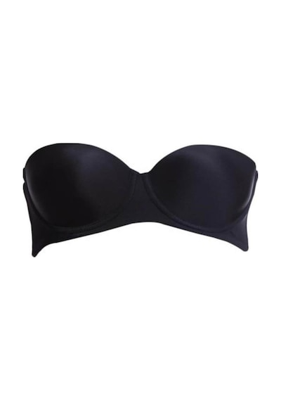 Siyah Mı Emay 702 Şeffaf Askılı Push-up Sütyen Siyah