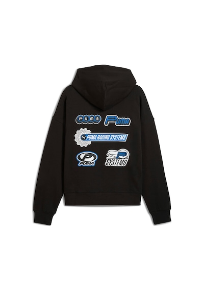 Future.puma.archıve Graphıc Boxy Unısex Kapüşonlu Sweatshırt 632078 01 Siyah