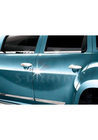 S-Dizayn  Dacia Duster Krom Cam Çıtası 4 Prç 2009-2018