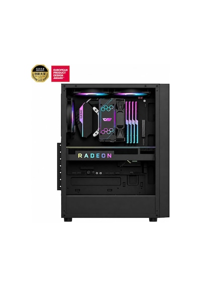 Aigo / Darkflash A290 Usb3.0 3 12cm Fan Temperlı Cam Sıyah Atx Oyuncu Kasası Psu Yok