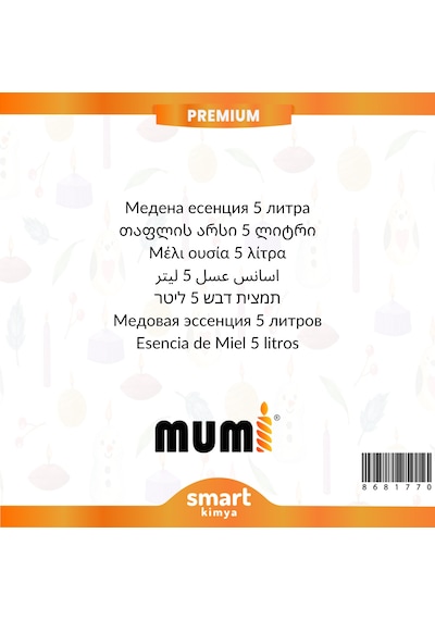 Premium Bal Mum Esansı 5 Litre Şeffaf