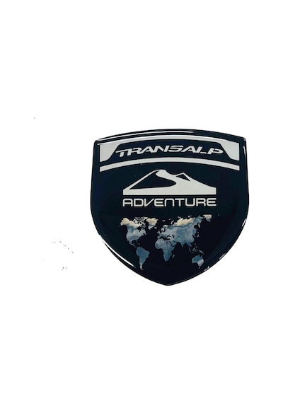 Transalp Adventure 3d Gümüş Arma Sticker Redlinegrafik 1