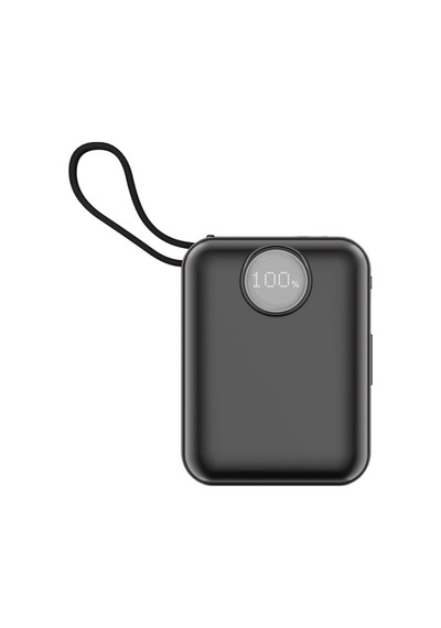 Dexim 10.000 Mah 45w Lightning Type-c Kablolu Hızlı Taşınabilir Güç Kaynağı Şarj Cihazı Dca0070 Siyah
