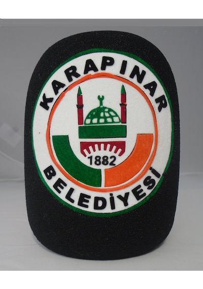 Mikrofon Süngerine Profesyonel Logo Baskısı