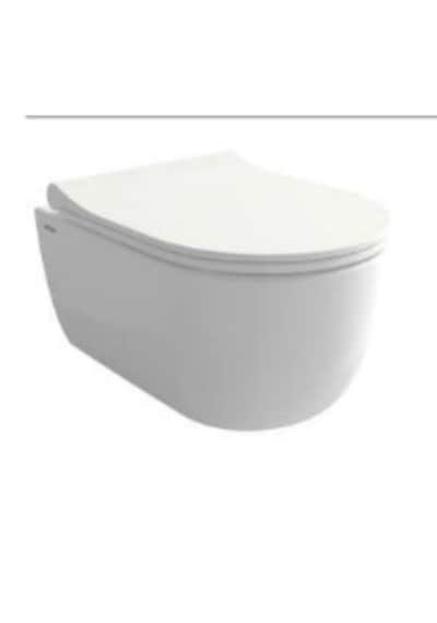 Bocchı 1417 V-tondo Kısa Asma Klozet Parlak Beyaz