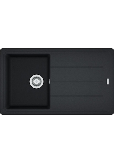 Franke Basis Bfg 611-86 Nero Granit Evye + Active Plus Doccia 2.0 Batarya Seti