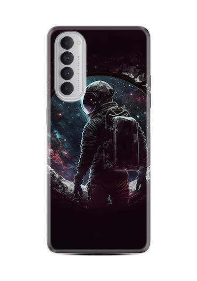 Oppo Reno 4 Pro Kılıf Hayat Serisi Desenli Dark Astronot -stock Code 2016
