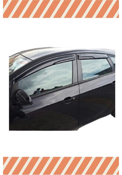 Opel  Astra J  Hb Tüm Modellerine Özel 4'lü Mügen Tip Cam Rüzgarlığı