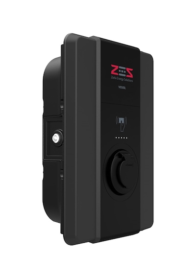 Vestel Elektrikli Araç Şarj İstasyonu Evc04 Zes4-ac22 Opt2 22kw Soketli Siyah