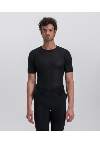 Santini Dry Baselayer Kısa Kollu İçlik Primaloft Kumaş Bm001glldry Siyah