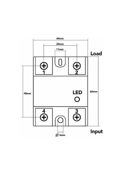 Motorobit-Ssr-100Da Solid State Röle 100A