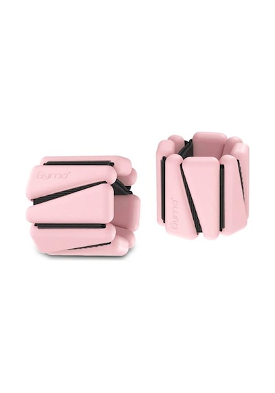 Gymo Pro Series Ayarlanabilir Silikon Bilek Ağırlığı 2x1kg Üçgen Pembe