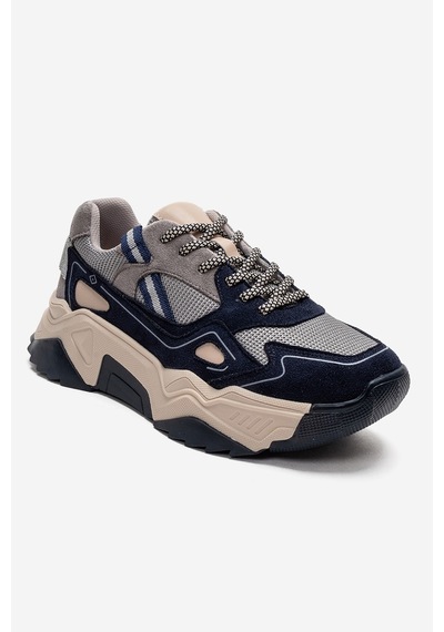 Fleur Lacivert Süet Kadın Sneaker Lacivert
