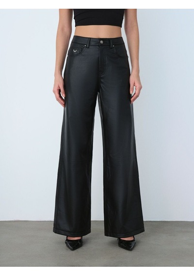LOFT Baggy Fit Kadın Pantolon Lf2036768 Q1.v1 Siyah