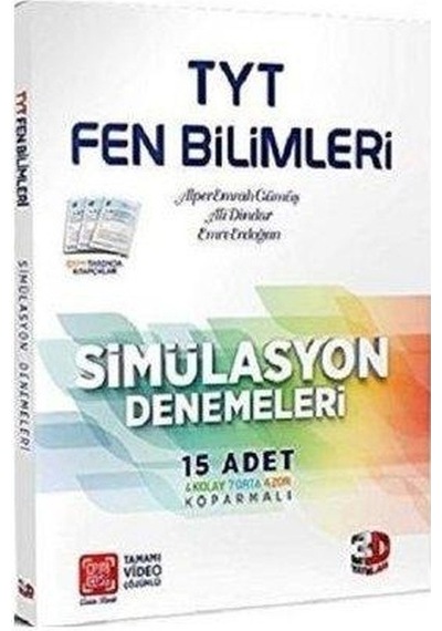Tyt 3D Fen Bilimleri 15 Deneme Simülasyon - 3D Yayınları