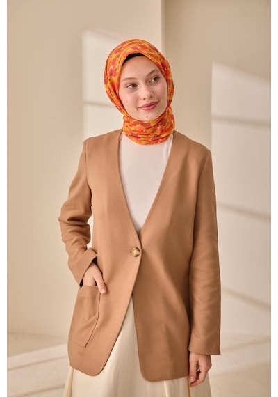 Silk Home Soft Eşarp 73092-17 Beyaz, Fuşya, Turuncu, Sarı