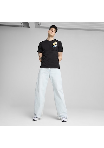 Puma GRAPHICS Icon Tee Unisex  Siyah Tişört