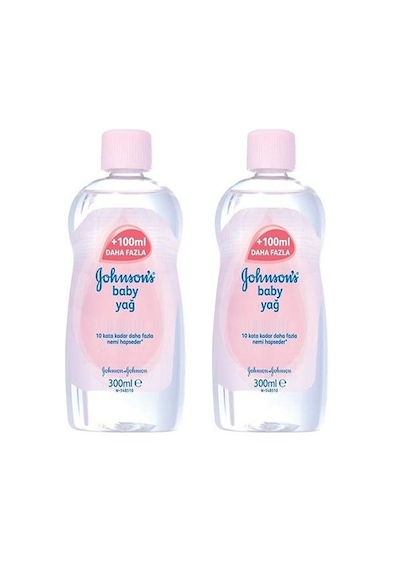 Johnson's Baby Nemlendirici Bebek Yağı 300 ml x 2 Adet