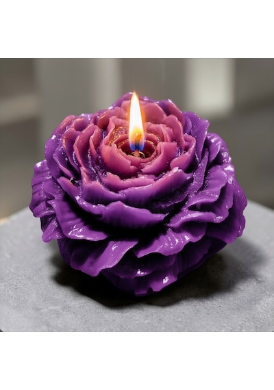 Şakayık Mum 50 Adet Mor