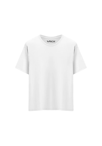 Rich Erkek 4 Lü Paket %100 Pamuk Oversize Tişört Basic Bisiklet Yaka Kısa Kollu T-shirt Lacivert