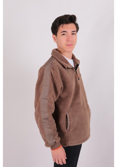 Five Pocket Ff23b6051 Erkek Peluş Mont Vizon