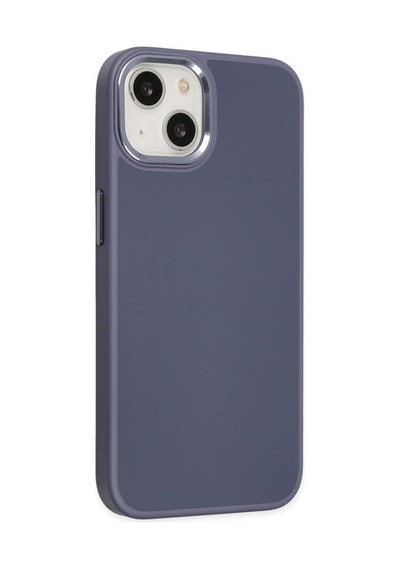 Apple iPhone  Uyumlu - 14 Plus Kılıf Asya Deri Silikon - Mor