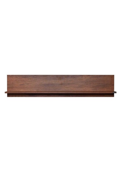 Dekoratif Duvar Rafı - Koyu Ceviz Oslo Ceviz 120x25x20 Cm Gxyxd Diğer