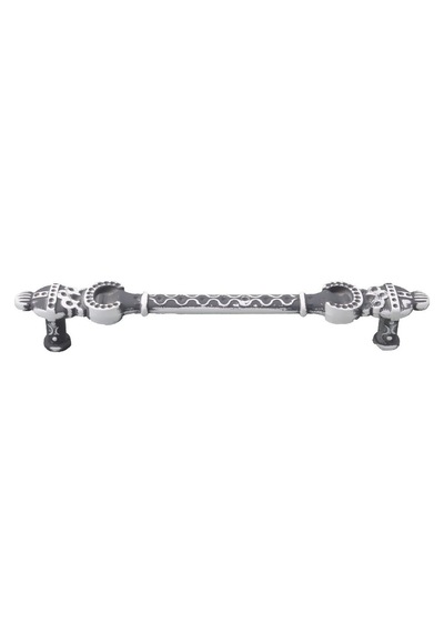 Coşafak Ventus Vn.1033.160.Gr+Wp Metal Siyah - Beyaz 160Mm Akslı Kulp
