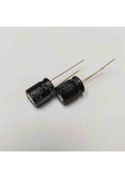 330mf 35v 10x13 Rubycon Elko Kondansatör 67 Adet