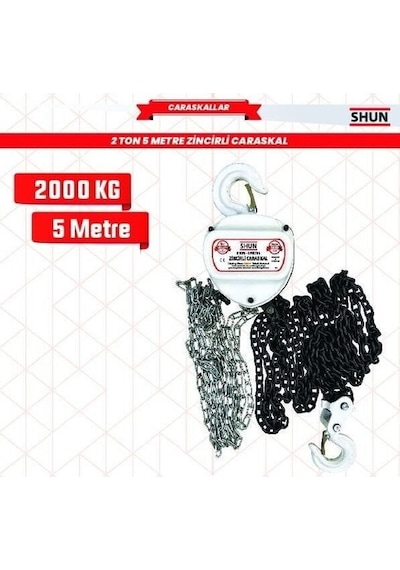 Shun 2 Ton 5 Metre Zincirli Caraskal