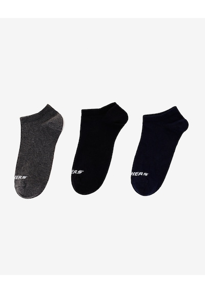 Skechers 3'lü Paket Essential Bilekli Çorap Unisex Siyah-lacivert-antrasit Çorap S2520315-3700