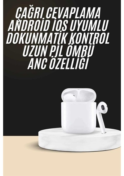 2. Nesil Bluetooth Android Ve İos Uyumlu Kablosuz Kulaklık Çhassasiyet Cevaplama 1