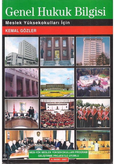 Genel Hukuk Bilgisi Meslek Yüksek Okulları için