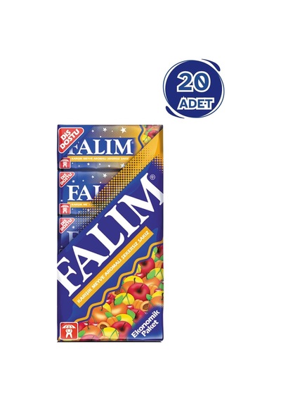 Falım Karışık Meyve Aromalı 5'li Sakız 35 Gr - 20 Adet