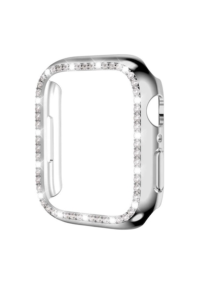Apple Uyumlu  Watch 42 MM Kenar Taşlı Ekran Koruyuculu Kasa Koruyucu