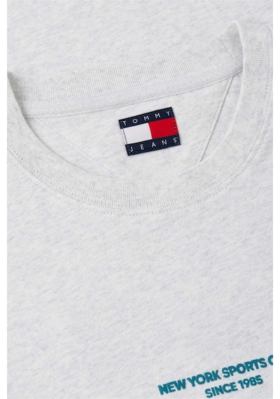 Tommy Hilfiger Tjm Rlx Saılboat Ss Tee Erkek Gri T-shirt - Dm0dm23184