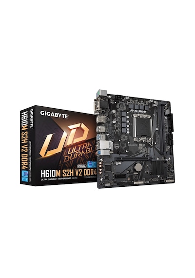 Gigabyte H610M S2H V2 DDR4 Intel H610 3200 MHz DDR4 Soket 1700 mATX Anakart Gigabyte H610M S2H V2 DDR4 Intel H610 3200 MHz DDR4 Soket 1700 mATX Anakart