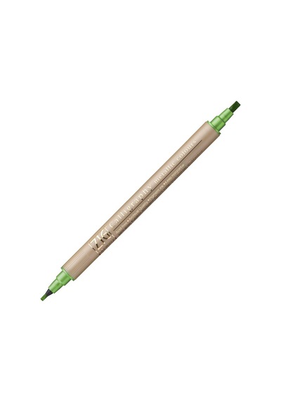 Zig Kaligrafi Kalemi Metalik Ms-8400 128 L.Green