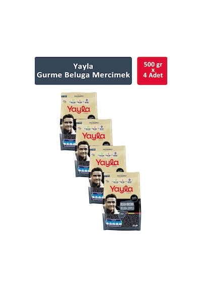Yayla Gurme Beluga Mercimek 4 x 500 G
